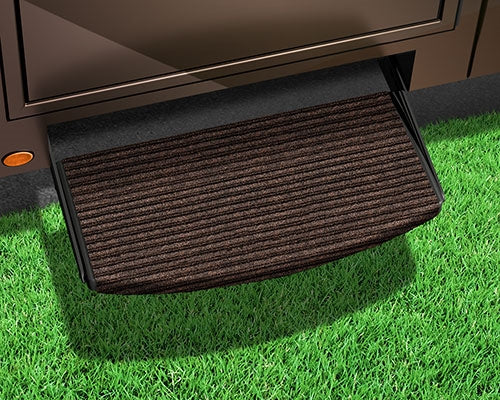 Prest-O-Fit 2-0431 Universal Entry Step Rug - Outdoor & Indoor Welcome Mat - Camping Doormat - Coffee Brown