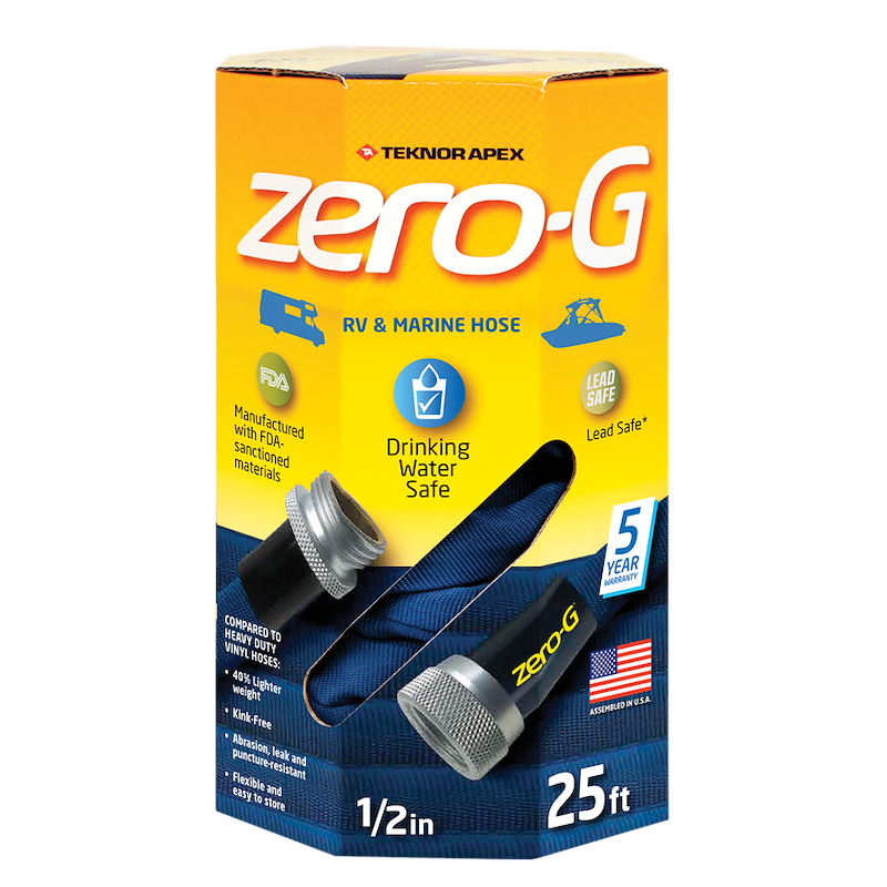 Tuyau Zero-G pour VR/Marine Teknor Apex Company 4006-25 – 1/2" x 25', bleu