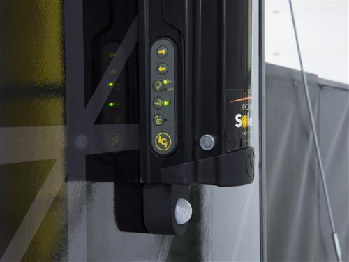 Solera 4000 Series 69" Black Universal RV Awning Arms & Hardware Kit, Rechargeable, Easy Pitch Adjustment, Waterproof Switch, Time-Saving Operation, Includes 110V Charging Kit - 434729