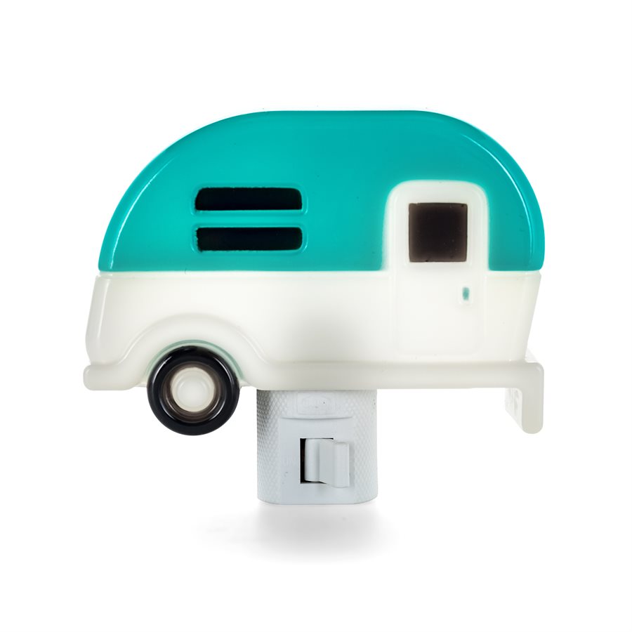 Camco 53103 Retro RV Nightlight - For Bedrooms, Bathrooms, Stairs, Hallways - Blue