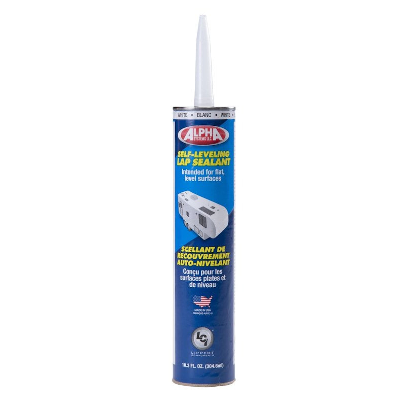 Alpha Systems 1021 Low VOC Self-Leveling Lap Sealant - 10.3 Oz - White