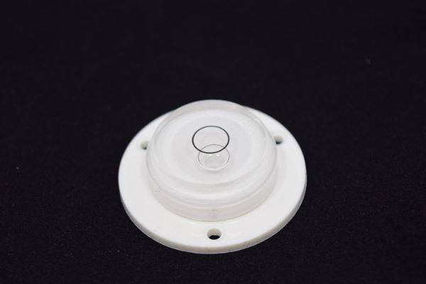 Mini Bulls-Eye Level RV Appliance Leveler Motorhome Level (White)