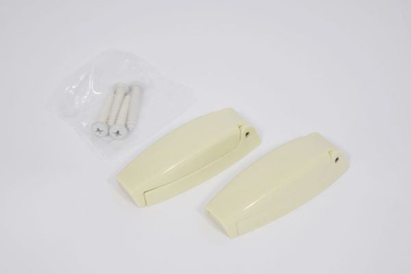 JR Products 10254 - Colonial White Bullet Baggage Door Catch