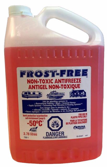 Fraserway RV 1890 - Ready to Use RV Antifreeze - Non-Toxic Winterization Supplies - 1 Gallon