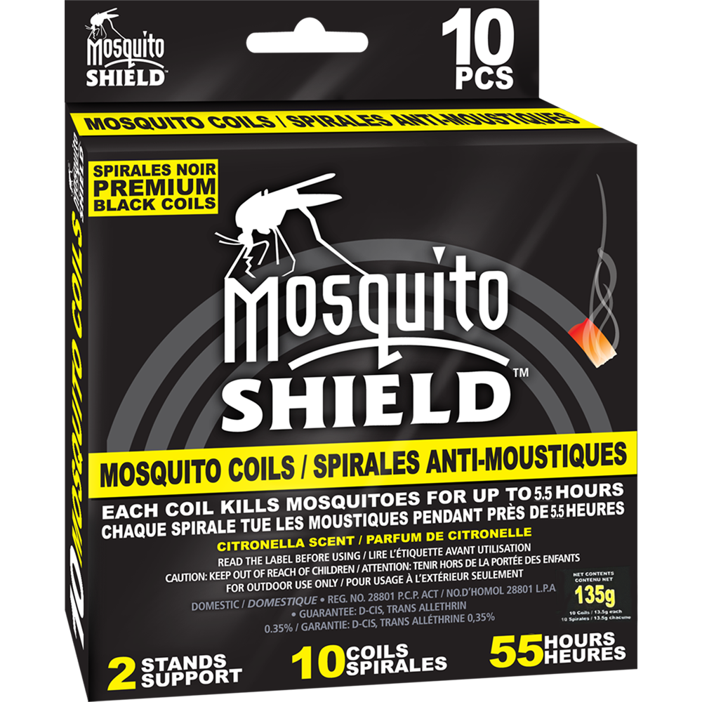 Kuus MS0401 – Mosquito Shield Coils - Insect/Bug Repellent - 55 Hrs, 135g