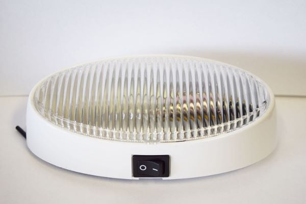 Optronics Clear Utility Light with Switch - For RVs, Motorhomes, Campers - LED - White