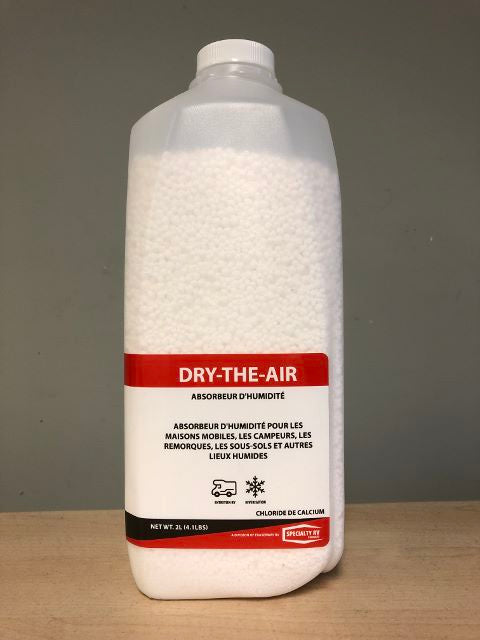 Fraserway RV 28461 - 2L Dry The Air Crystals Jug - Absorbs Moisture for Trailers, Campers, Basements, Storage, and More