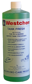 Westchem Tank Fresh 1L for Removing Winterizing Antifreeze Aftertaste from RV Fresh Water Tanks and Lines