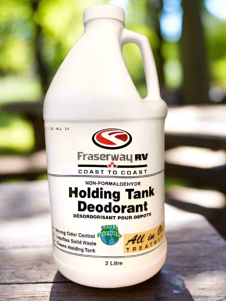 Fraserway RV Holding Tank Deodorant – All-In-One Waste Treatment - Odor Control & Tank Cleaning