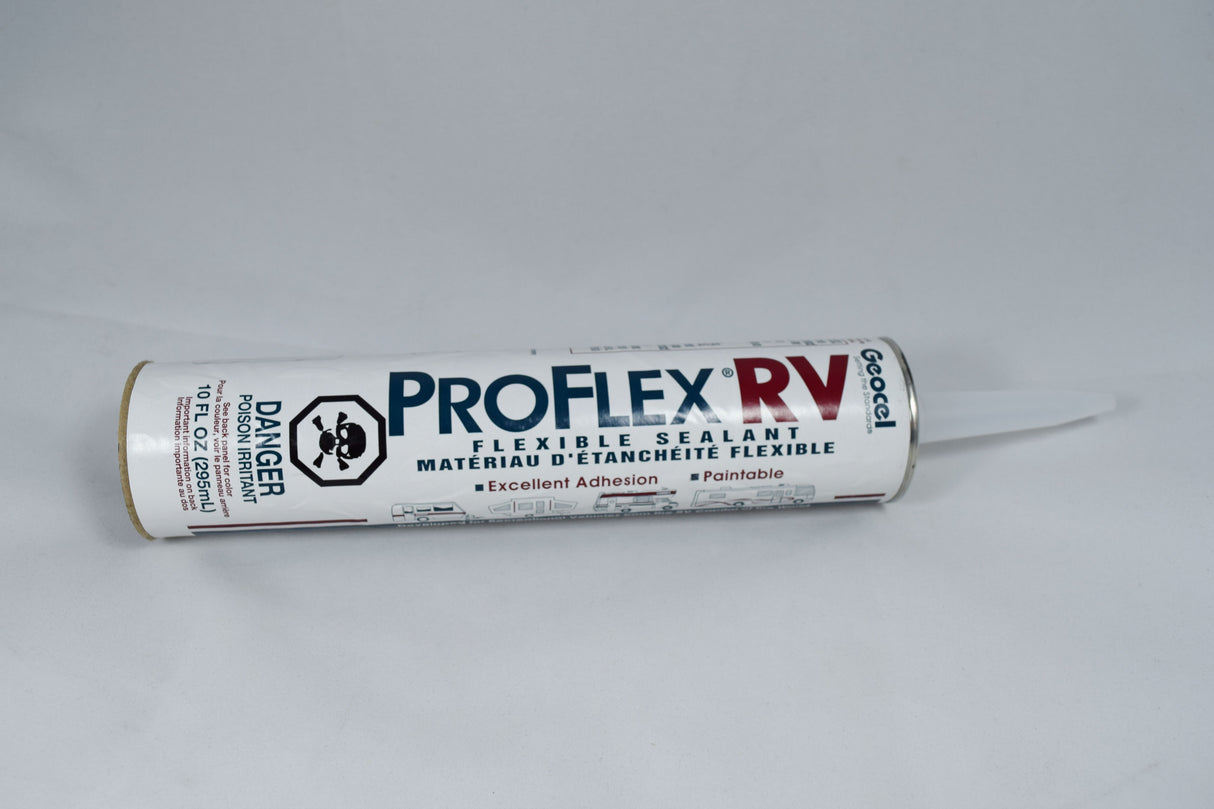 Geocel GC28909 Pro Flex RV Flexible Sealant - Resealable, Almond, 10 Oz.