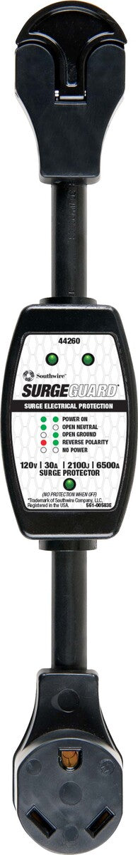 Southwire Surge Guard 44260 Entry Level 30 Amp Portable RV Surge Protector