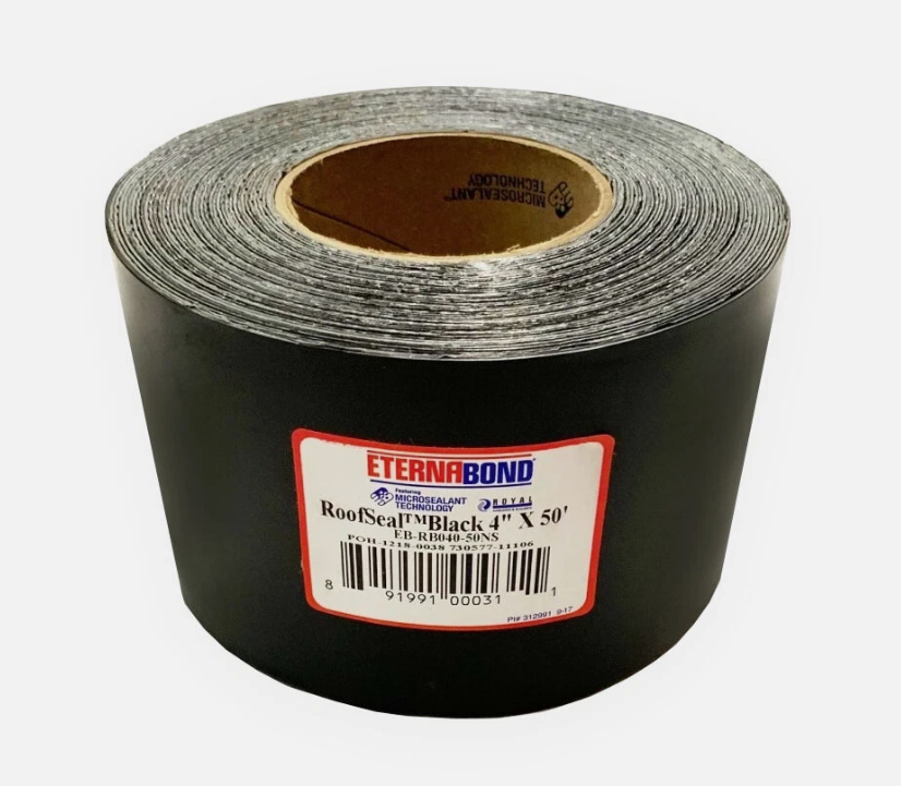 Eternabond 4" seam Tape Black- 50' roll- 96-5168 / RSB-4-50