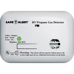 MTI Industries 12v LP Alarm and Gas Detector for RVs & Boats - White