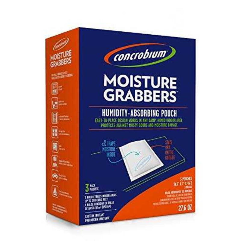 Rust-Oleum 7203276 Concrobium Dehumidifier Moisture Grabbers Granules in Pouch