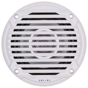 Jensen MS5006B Dual Cone Marine Grade Waterproof Black 5." Speaker for RV, Marine, or Patio Use