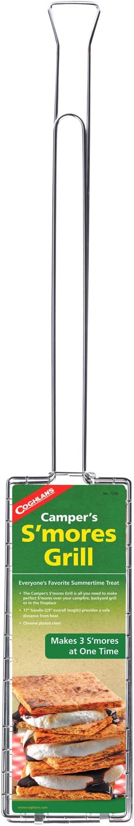 Coghlans 1230 Camper's S'Mores Grill - Campfire Cooking Tools for Camping, Hiking, Fishing