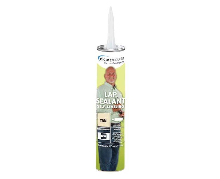 Dicor 501LST-1 Self-Levelling Lap Sealant for Roofing - 10.3 oz - Tan