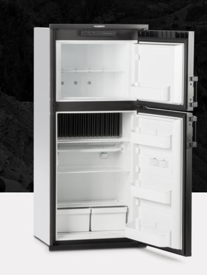 Dometic DM2672 Americana II Fridge - RV Refrigerator w/ LED Lights and Efficient Storage Capacity