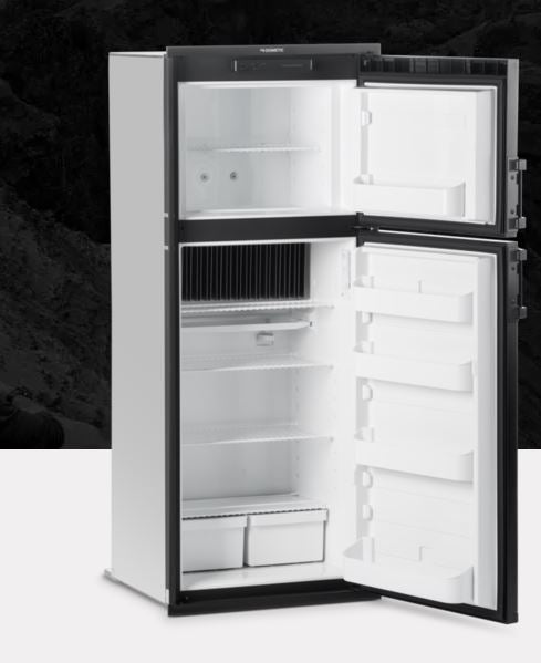Dometic DM2872 Americana II Fridge - RV Refrigerator w/ LED Lights and Efficient Storage Capacity
