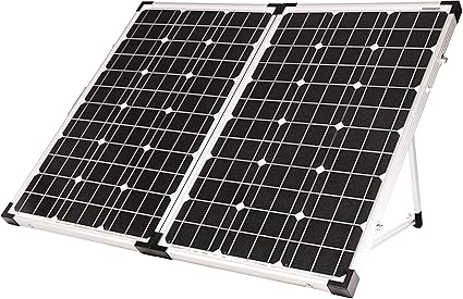 Go Power! GP-PSK-130 Portable Folding 130-Watt Solar Kit with 10A Controller