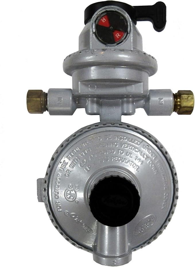 Fairview GR-9984 High Capacity RV Camper LP Propane Automatic Changeover Regulator