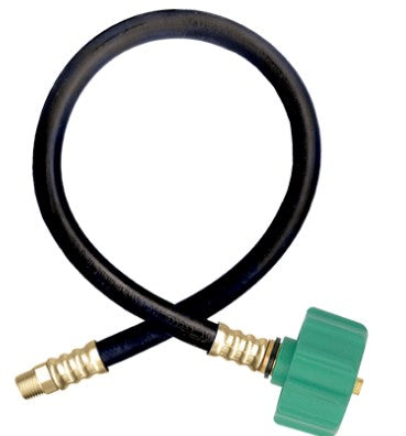 Fairview QCC 1/4" MPT LP HOSE 18"