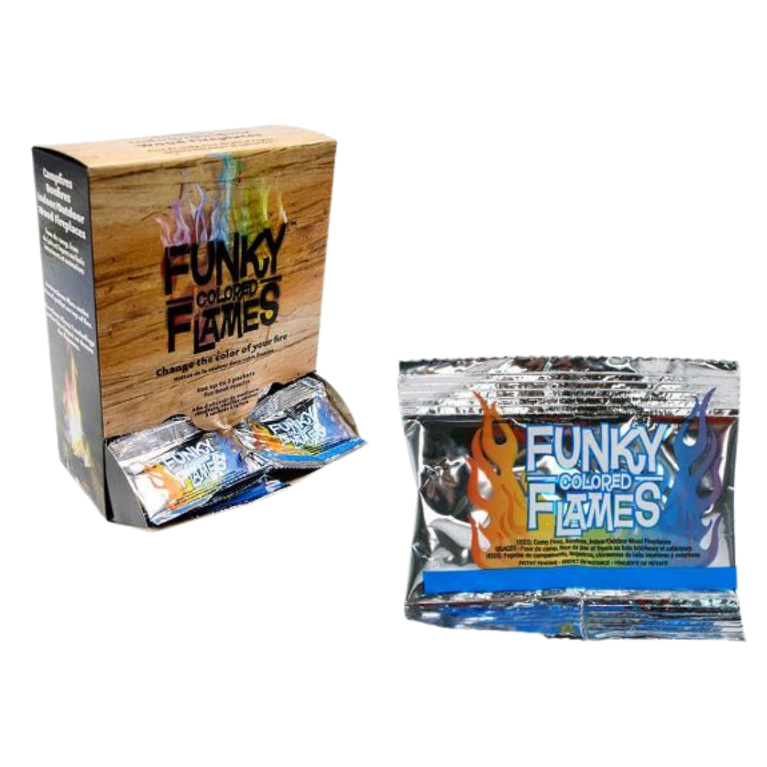 Funky Flames in packaging and shipper box