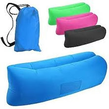 Relaxus 49000-B Air Hammock With Pouch - No-Pump Inflatable Lounger with Cupholder