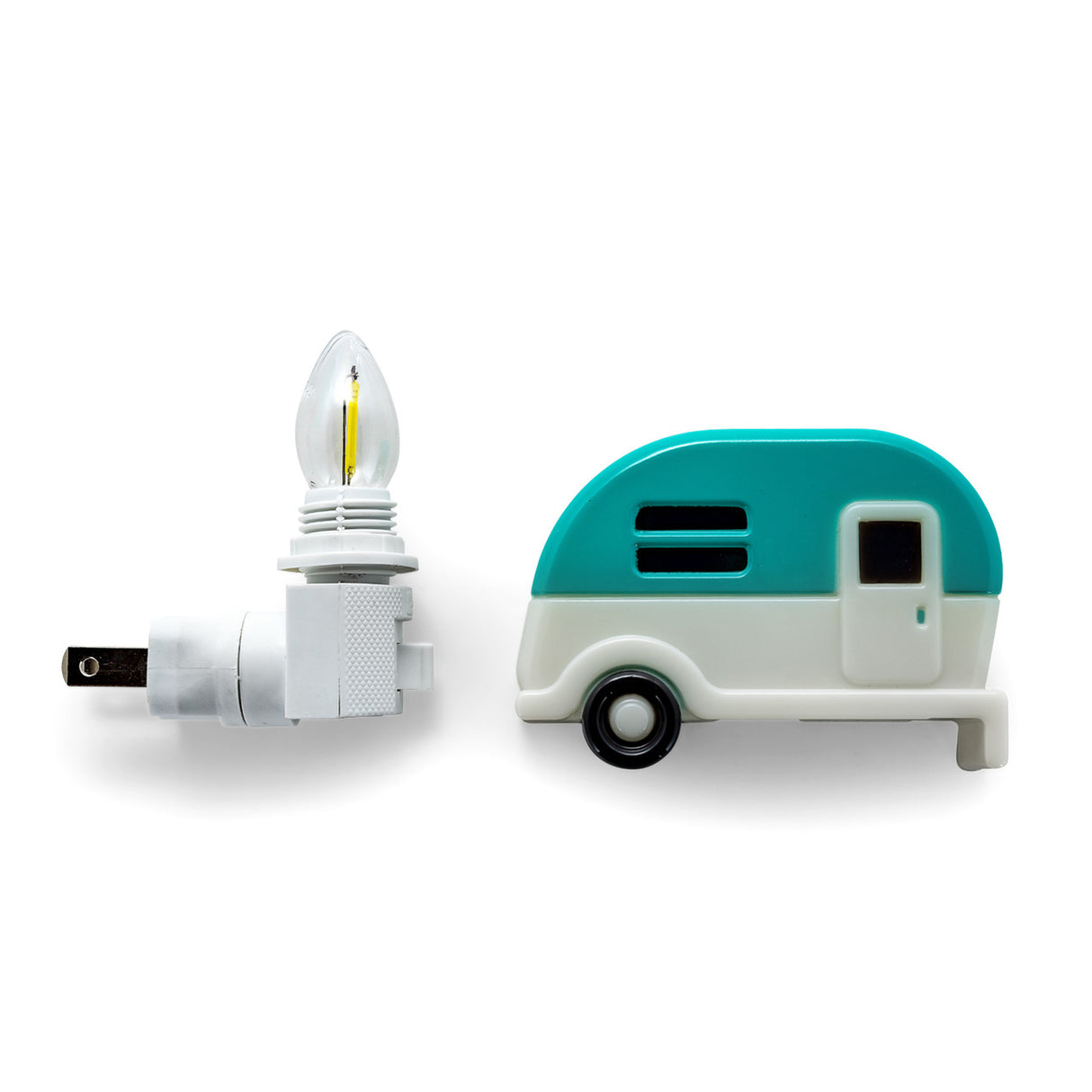 Camco 53103 Retro RV Nightlight - For Bedrooms, Bathrooms, Stairs, Hallways - Blue