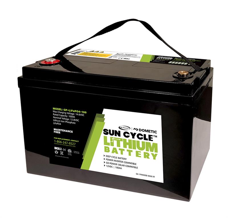 Go Power Lithium Battery 100AH Non Heated