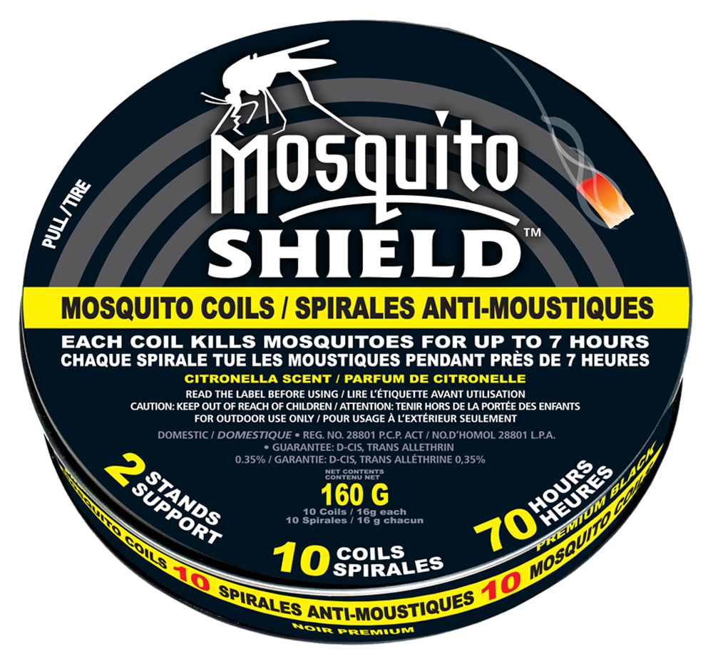 Kuus MS0402 – Mosquito Shield Coils - insect/Bug Repellent - Tin, 60 Hrs, 160g