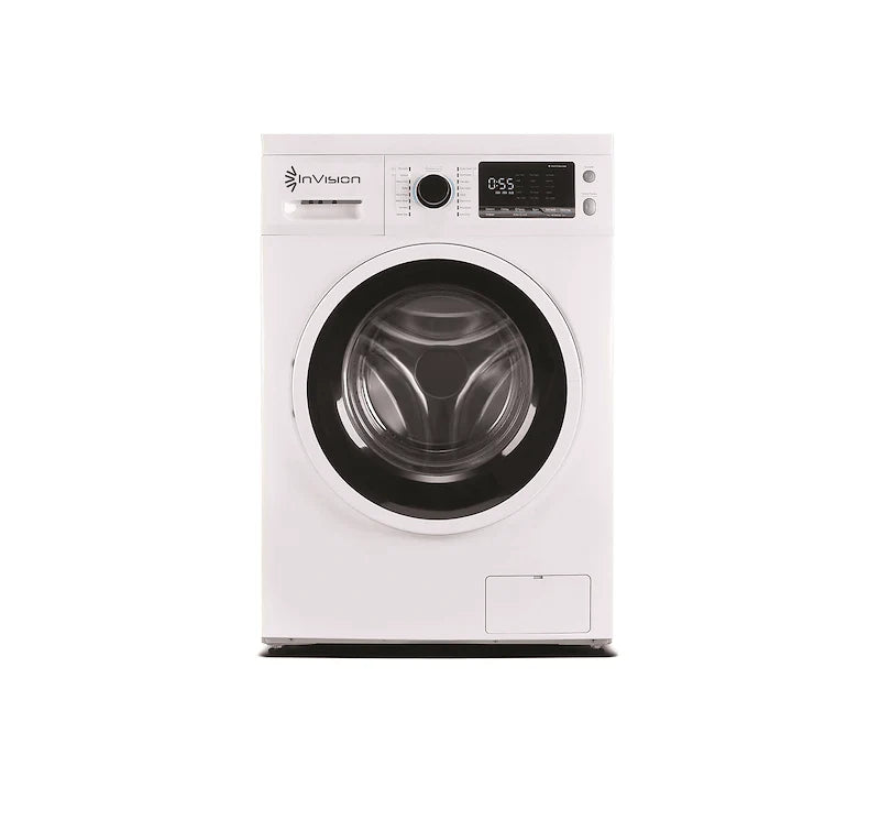 Invision 680-3910 Front Load Clothes Washer - Energy Efficient, Space Saving, Stackable Design for RV Laundry and Lifestyle