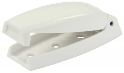 Plastic Baggage Door Catch Pair- White
