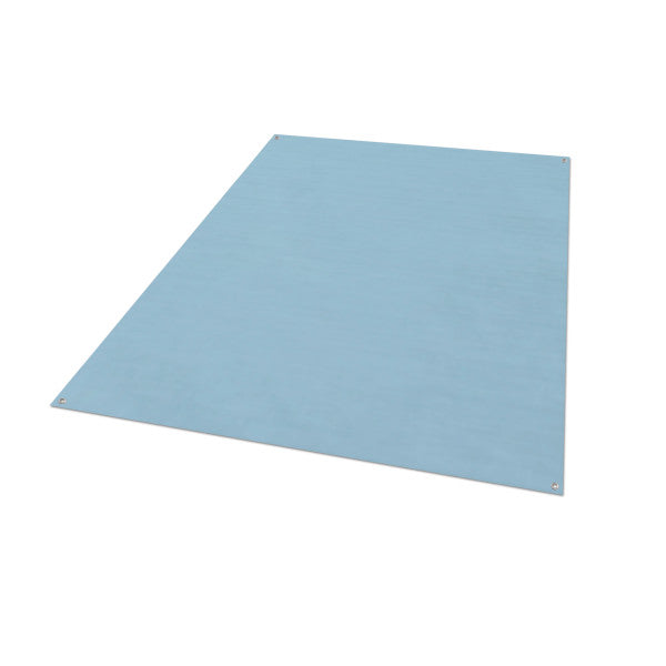Tapis de patio Lippert Easy Care 8'X20' pour l'extérieur et les voyages, durable et facile à nettoyer, disponible en gris, bleu, bordeaux et sauge
