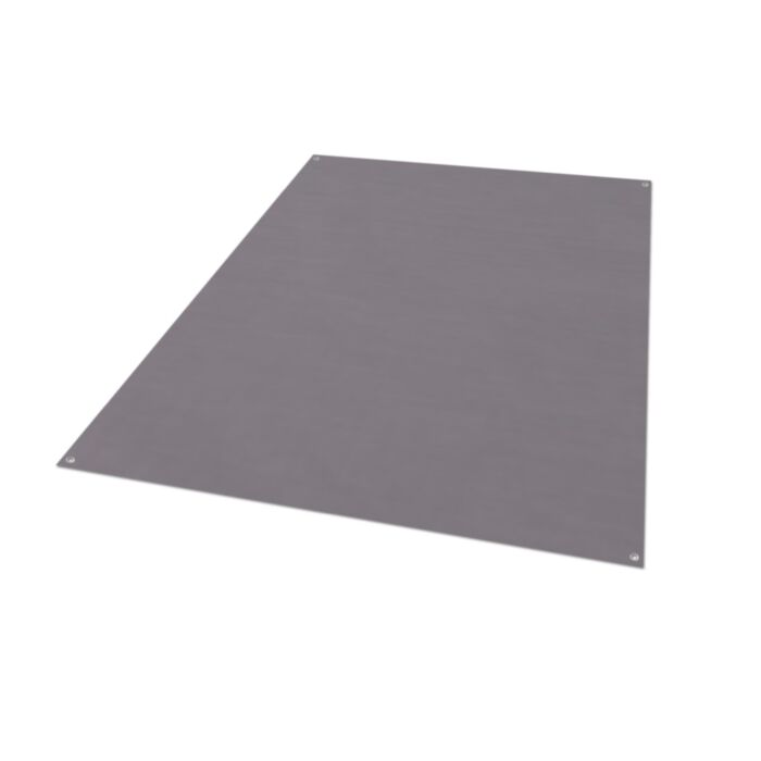 Tapis de patio Lippert Easy Care 8'X20' pour l'extérieur et les voyages, durable et facile à nettoyer, disponible en gris, bleu, bordeaux et sauge