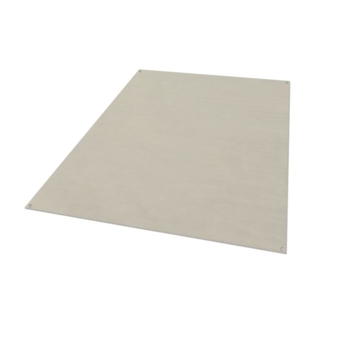 Tapis de patio Lippert Easy Care 8'X20' pour l'extérieur et les voyages, durable et facile à nettoyer, disponible en gris, bleu, bordeaux et sauge