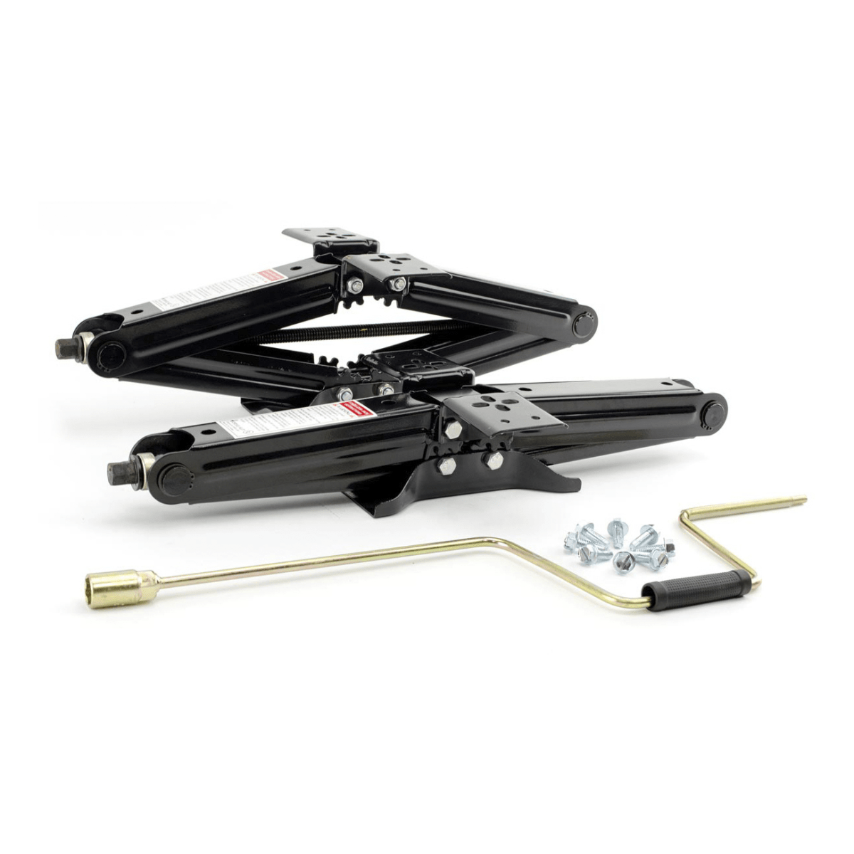 Lippert 285326 Manual RV Scissor Jacks Kit - 2-Pack for RV and Travel Trailers with Crank Handle