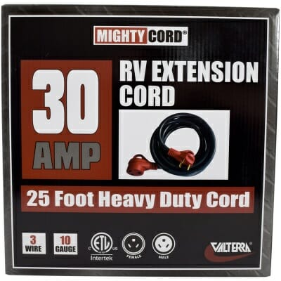 Mighty Cord 30Amp Extension Cord with Handle, 25′ A10-3025EH