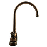Laguna Brass 1201BZ RV/Motorhome Two Handle High Arc Swivel Kitchen Faucet - Brushed Bronze Finish