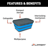 Lippert Silicone Collapsible Storage Tote ‎61 x 43 x 27 cm; 2.2 kg 2021016392