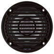 Portable speaker aerial view in  black