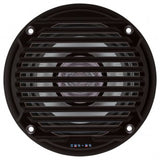 Portable speaker aerial view in  black