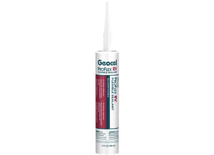 Geocel GC28903 Pro Flex RV Flexible Sealant - Resealable, Black, 10 Oz.