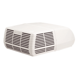 Coleman RV AC in white side and back view
