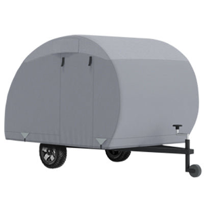 Gold Shield 5L - RV Cover for Teardrop Trailer Up to 17'7" Feet Long with Door in Back