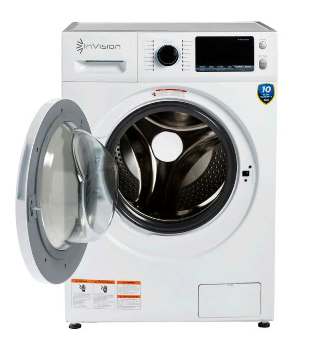 Invision 680-3910 Front Load Clothes Washer - Energy Efficient, Space Saving, Stackable Design for RV Laundry and Lifestyle
